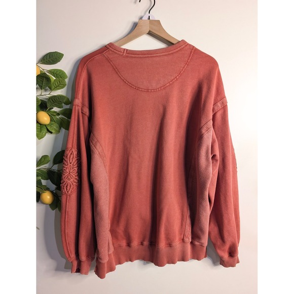 Aerie Rust Crew Neck Sz S - Picture 3 of 3